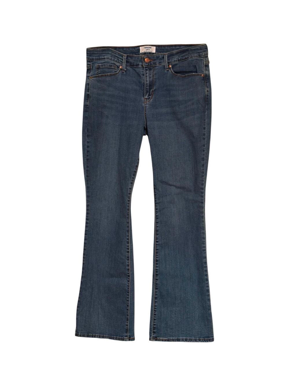 Denizen Levi's Womens 12M Bootcut Jeans Essential Stretch Mid Rise W32 L30